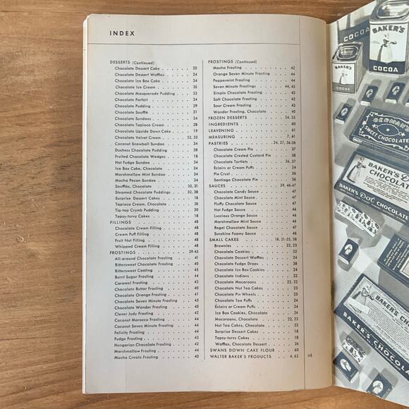 Vtg Baking Cookies Booklets Cookbooks Toll House Bakers Chocolate 30s 60s 80s - Picture 11 of 16